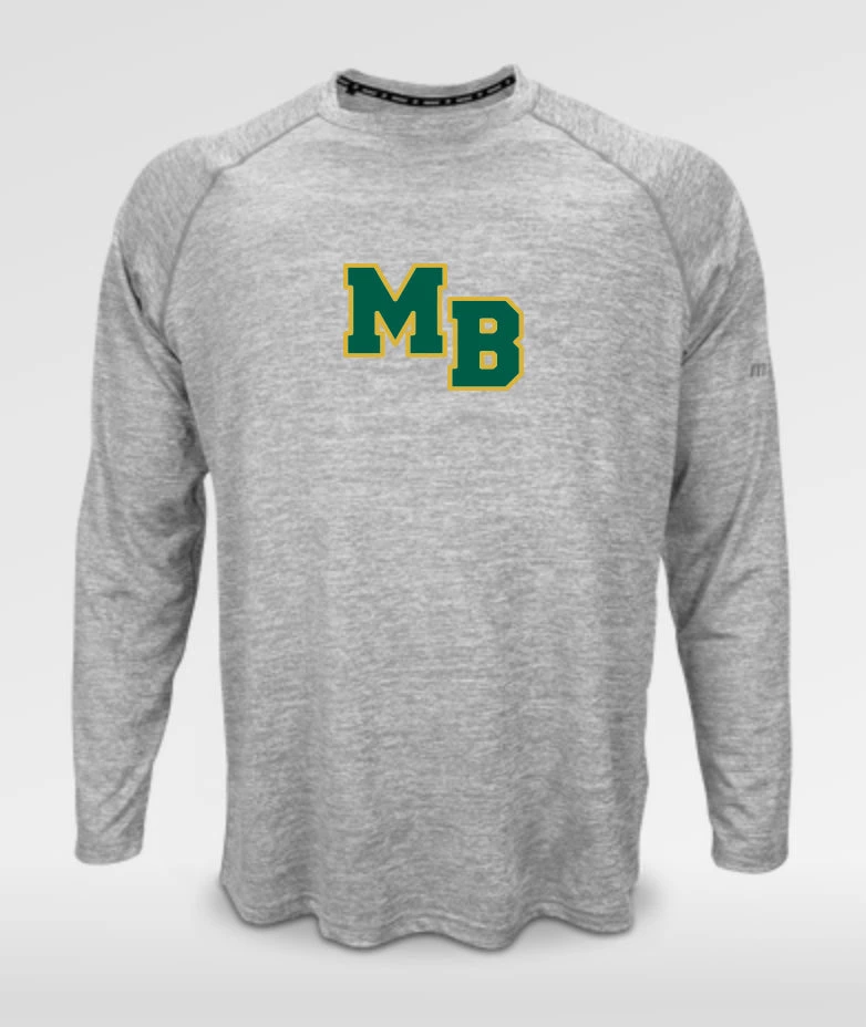 Mtn. Brook Marucci Performance Long Sleeve Shirt W/ Green MB 1 Mtn. Brook Marucci Performance Long Sleeve Shirt W/ Green MB