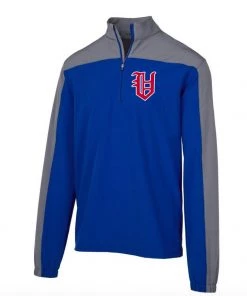 Mizuno Comp Quarter Zip Pullover W/ Red Old English V