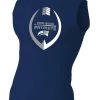 Bandwagon Sports Homewood Football Sleeveless Compression Shirt (Navy)