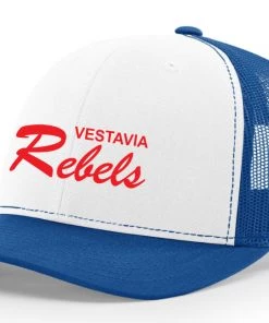 Richardson Trucker Hat W/ Retro 80's Red Vestavia Rebels