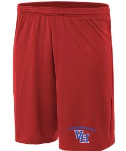 Bandwagon Sports Vestavia Football Performance Shorts (Red) Vestavia Hills Youth Football