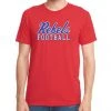 Bandwagon Sports Vestavia Hills Youth Football Rebels Football Tri-Blend T-Shirt (Red)