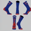 TCK Vestavia Royal Blue/Red Line Socks W/ Red 1Rebel