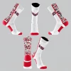 TCK Red/Black/White Digital Camo Socks W/ Navy HWD