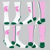 TCK White/Pink Houndstooth W/ Pink Spartan Helmet Mtn. Brook