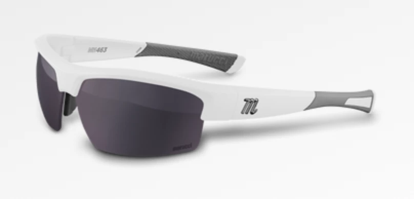 Equipment Marucci MV463 Youth Performance Sunglasses - Matte White 4 Equipment Marucci MV463 Youth Performance Sunglasses - Matte White
