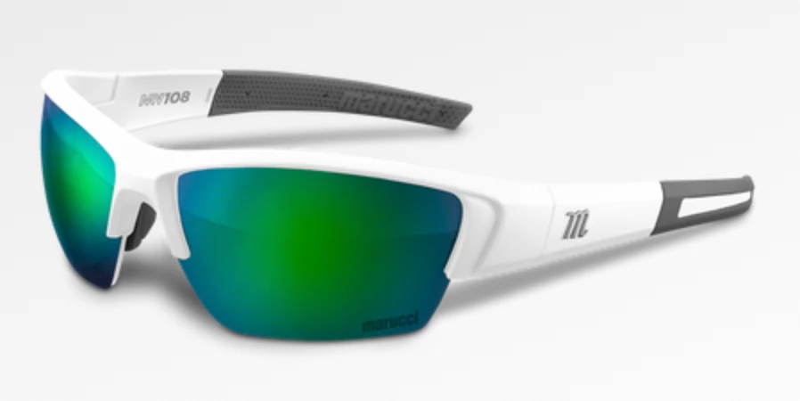 Equipment Marucci MV108 Performance Sunglasses - White 1 Equipment Marucci MV108 Performance Sunglasses - White