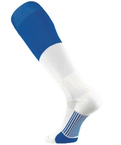 Bandwagon Sports TCK Endzone Crew Socks (Royal/White) Vestavia Hills Youth Football