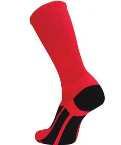 Bandwagon Sports TCK Performance 2.0 Crew Socks (Red) Homewood Youth Football And Cheer