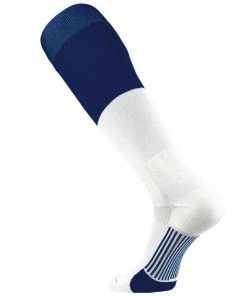 Bandwagon Sports TCK Endzone Crew Socks (Navy/White)