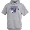 Bandwagon Sports Homewood Patriots Shoodie (Gray) Homewood Youth Football And Cheer