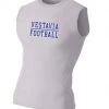 Bandwagon Sports Vestavia Hills Youth Football Vestavia Football Sleeveless Compression Shirt (Gray)