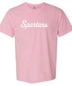 Mtn. Brook Comfort Colors T-Shirt W/ White Spartan Script