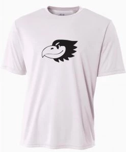 Bandwagon Sports Magic City Jayhawks White Performance Shirt With Jayhawks Logo