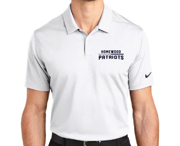 Bandwagon Sports Homewood Patriots Nike Polo (White) Homewood Youth Football And Cheer 1 Bandwagon Sports Homewood Patriots Nike Polo (White) Homewood Youth Football And Cheer