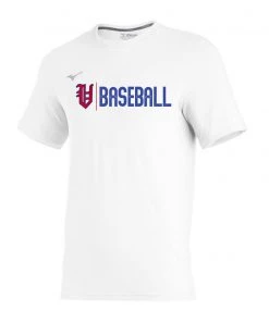 Vestavia Mizuno Performance Shirt W/ Red/Blue Old English V Baseball